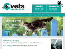 Tablet Screenshot of cvets.co.uk